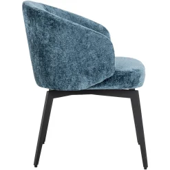 Richmond Eetkamerstoel Amphara Blauw Chenille FR