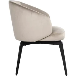 Richmond Eetkamerstoel Amphara Khaki Velvet FR