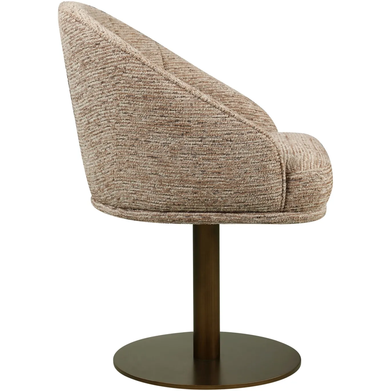 Richmond Eetkamerstoel Beverly Beige/Bruin Draaibaar