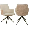 Richmond Eetkamerstoel Chase Ginger Jacquard Draaibaar