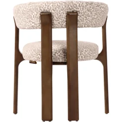 Richmond Eetkamerstoel Contigo Naturel Print Geo