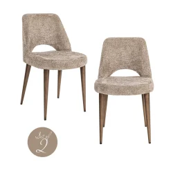 Richmond Eetkamerstoel Delphine Lovely Nature Set van 2