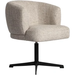 Richmond Eetkamerstoel Dinan Cream Tweed Draaibaar