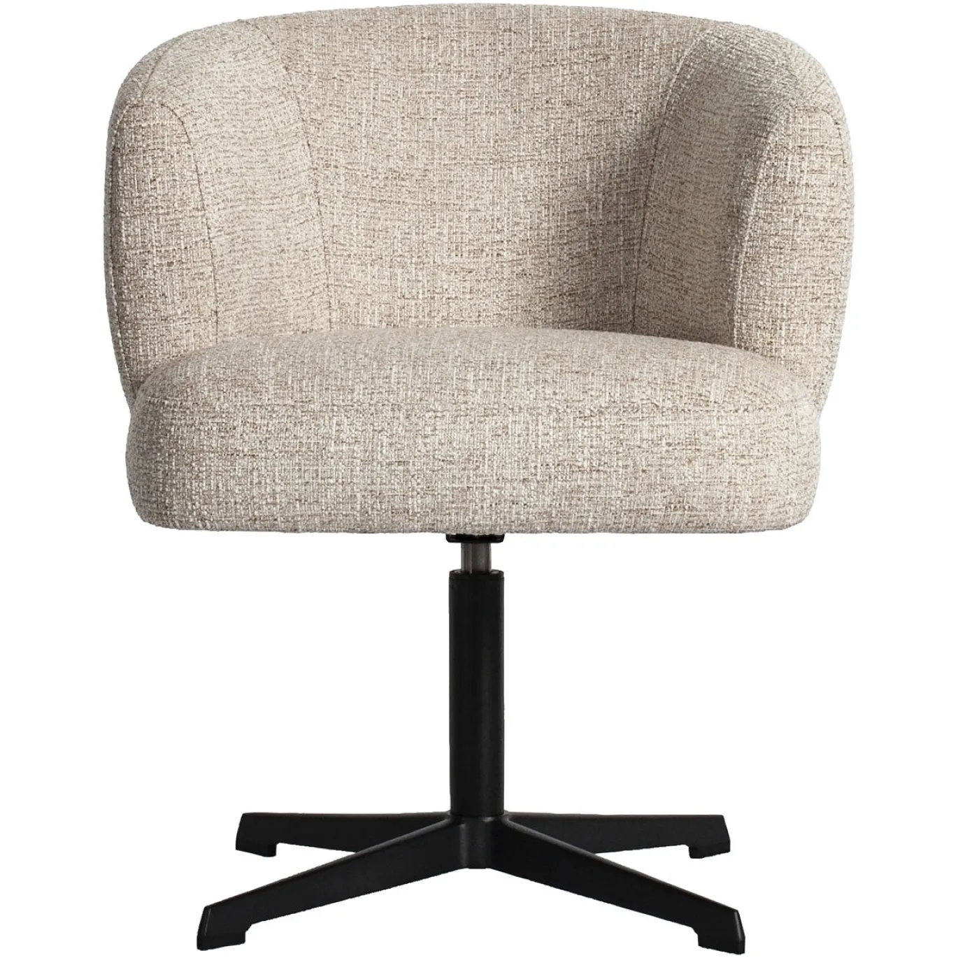 Richmond Eetkamerstoel Dinan Cream Tweed Draaibaar