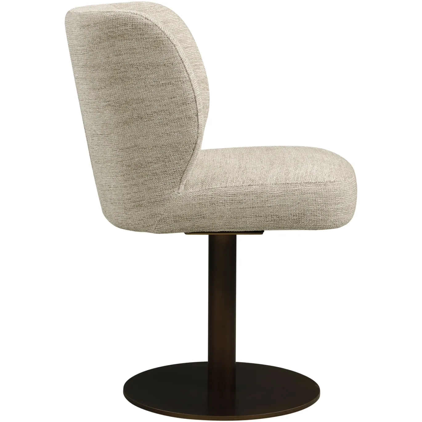 Richmond Eetkamerstoel Fiona Naturel Softweave Draaibaar