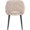 Richmond Eetkamerstoel Giovanna Khaki/Roze