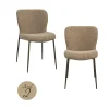 Richmond Eetkamerstoel Odarby Champagne Tweed Set Van 2