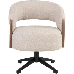 Richmond Eetkamerstoel Pollux Lodge Beige/Walnoot