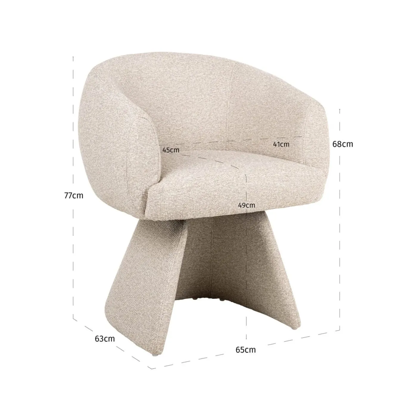 Richmond Eetkamerstoel Quiriro Biscotti Swivel