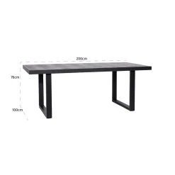 Richmond Eettafel Blax 200 cm