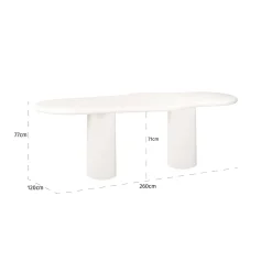 Richmond Eettafel Bloomstone 260cm