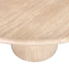 Richmond Eettafel Fictus Faux Travertin Beige Ø140cm