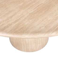 Richmond Eettafel Fictus Faux Travertin Beige Ø140cm