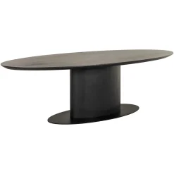 Richmond Eettafel Gordon Ovaal Dark Coffee 210cm