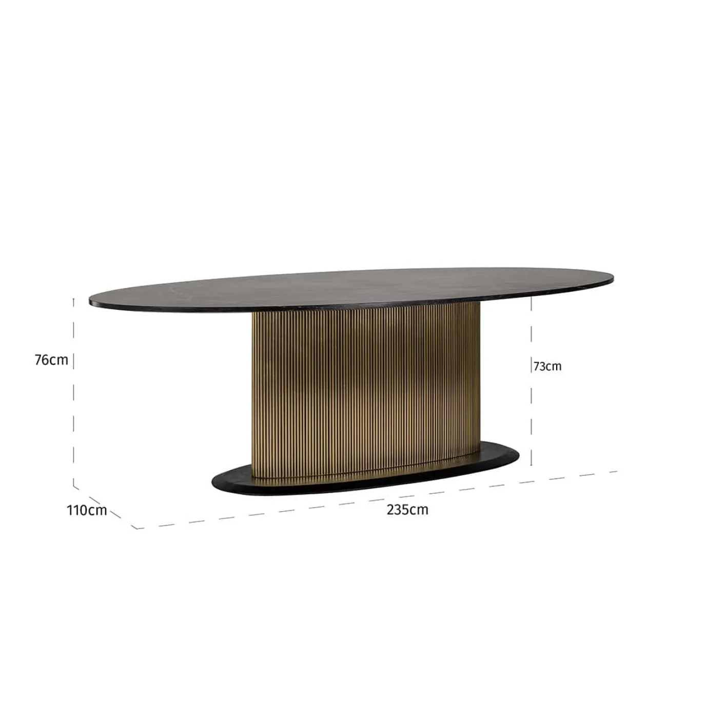 Richmond Eettafel Ironville Ovaal 235cm