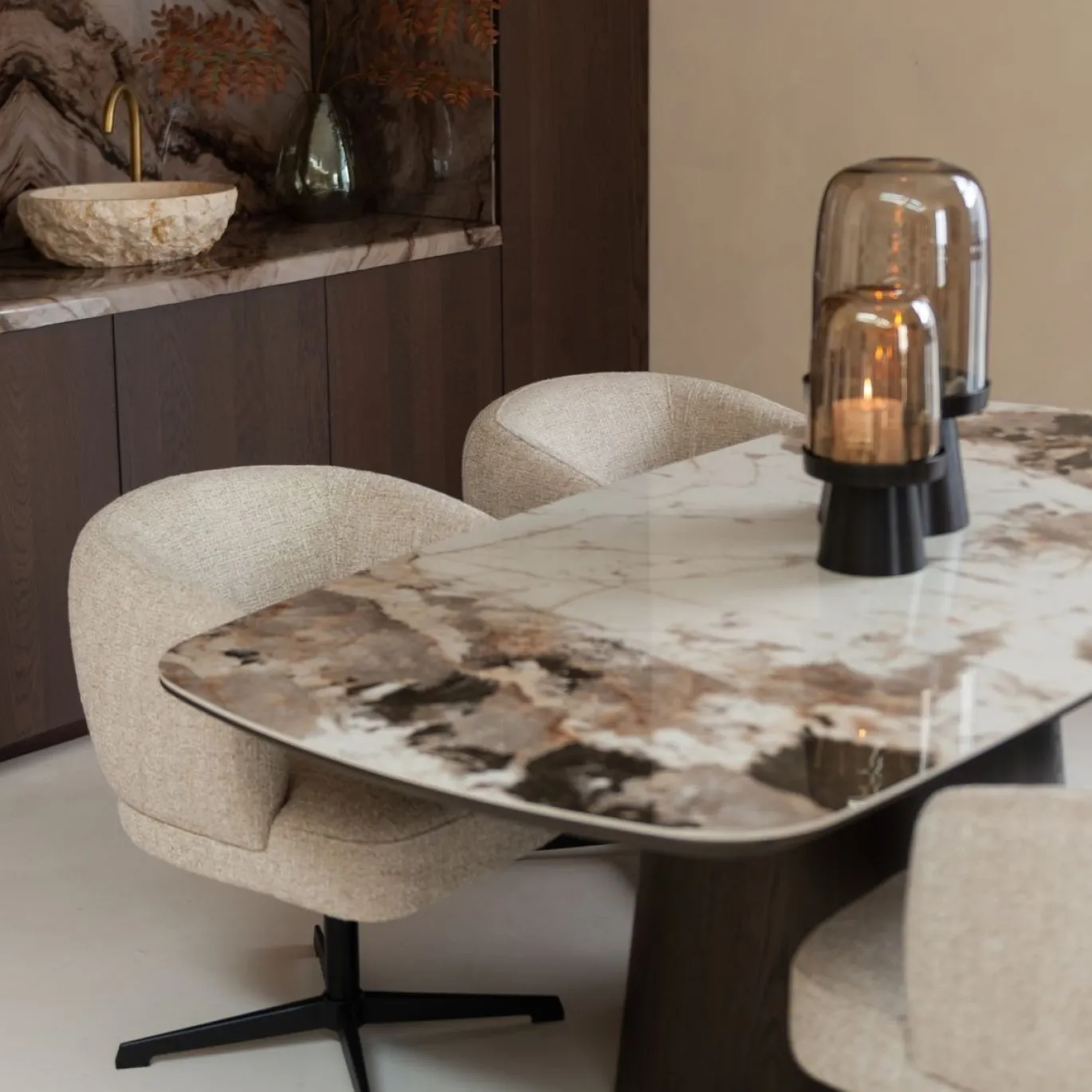 Richmond Eettafel Langford Bruin 200cm