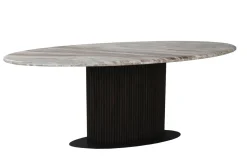 Richmond Eettafel Rasford Donkerbruin Ovaal 200cm