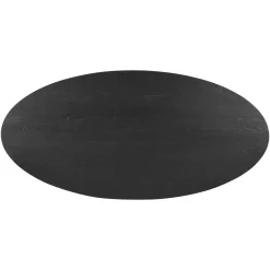 Richmond Eettafel Rayford Zwart Ovaal 230cm