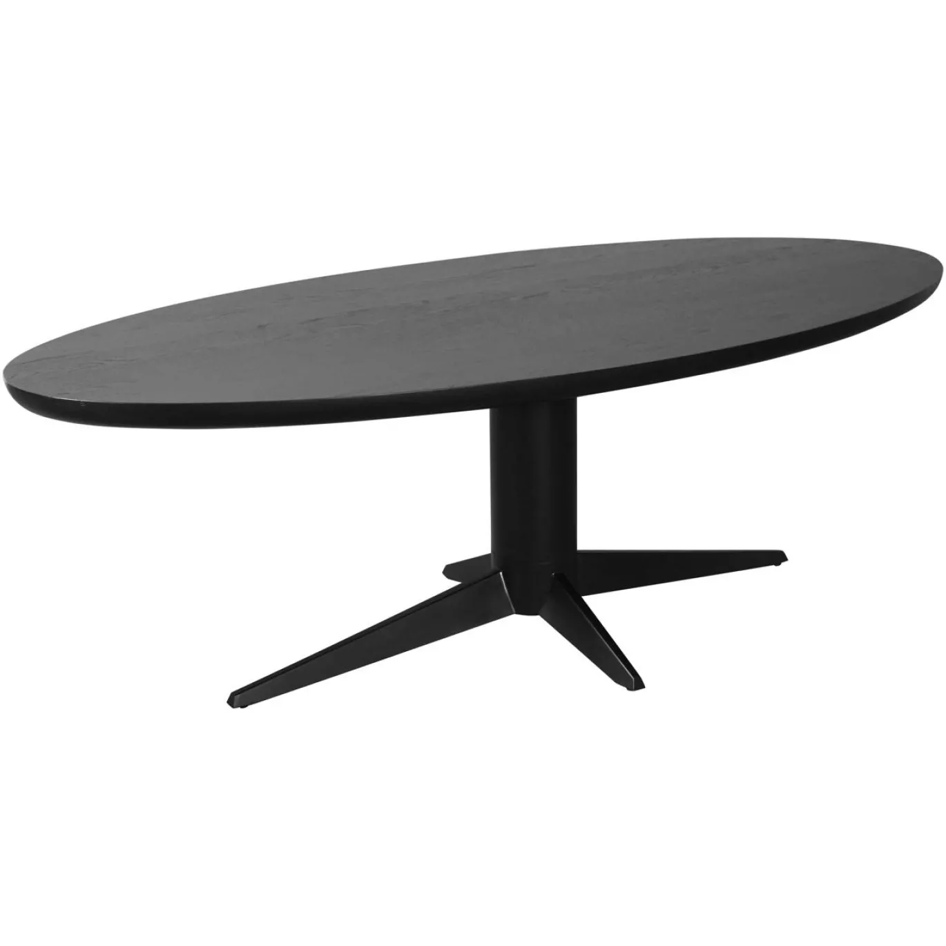 Richmond Eettafel Rayford Zwart Ovaal 230cm
