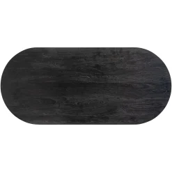 Richmond Eettafel Revelin Zwart Mangohout 200cm