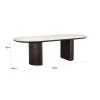 Richmond Eettafel Ritz Beige 240cm