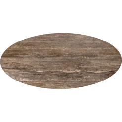 Richmond Eettafel Russo Travertin Ovaal 235cm Tulppoot