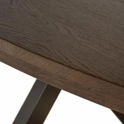 Richmond Eettafel Watson Walnoot/Zwart 235cm