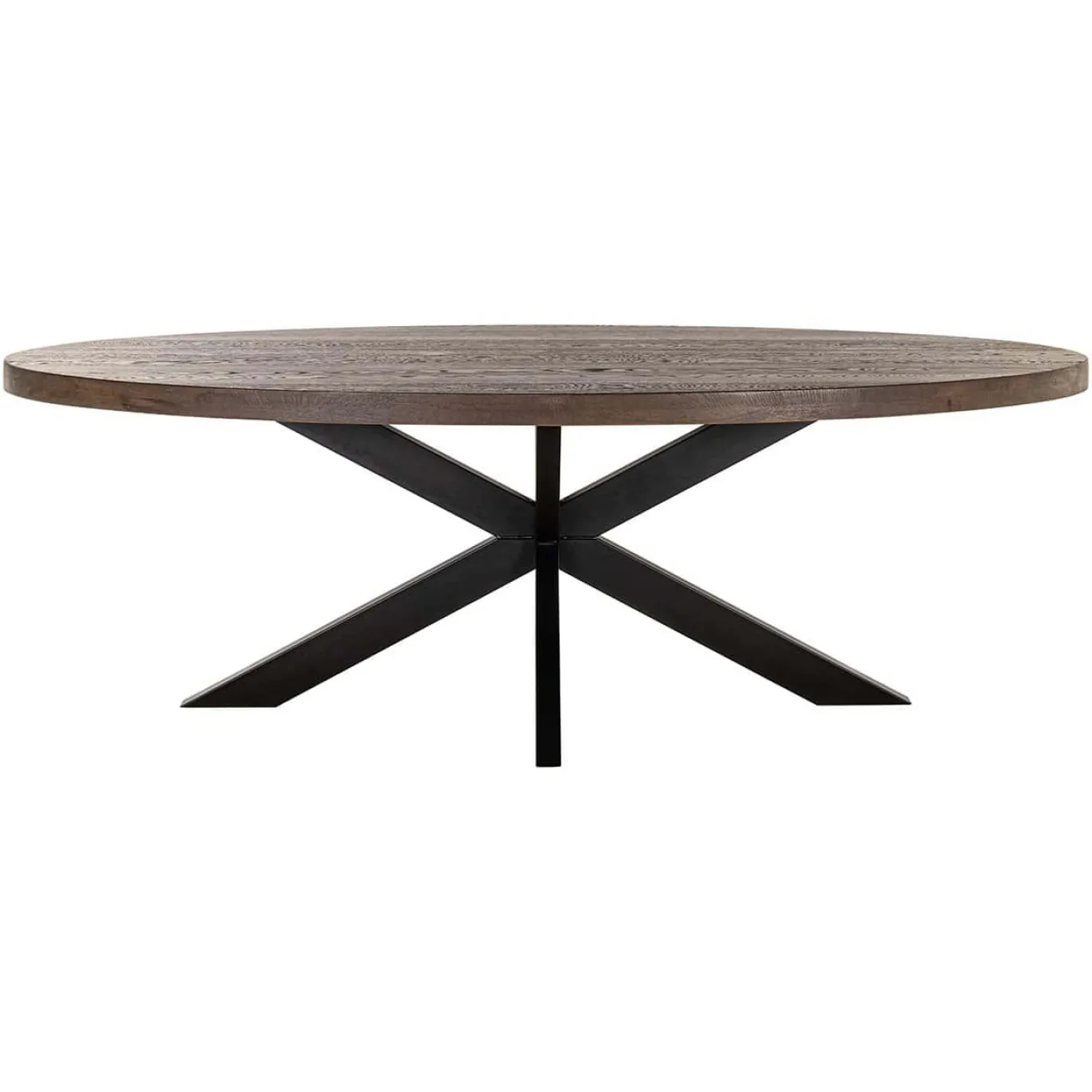 Richmond Eettafel Watson Walnoot/Zwart 235cm