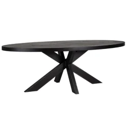 Richmond Eettafel Watson Zwart 235cm
