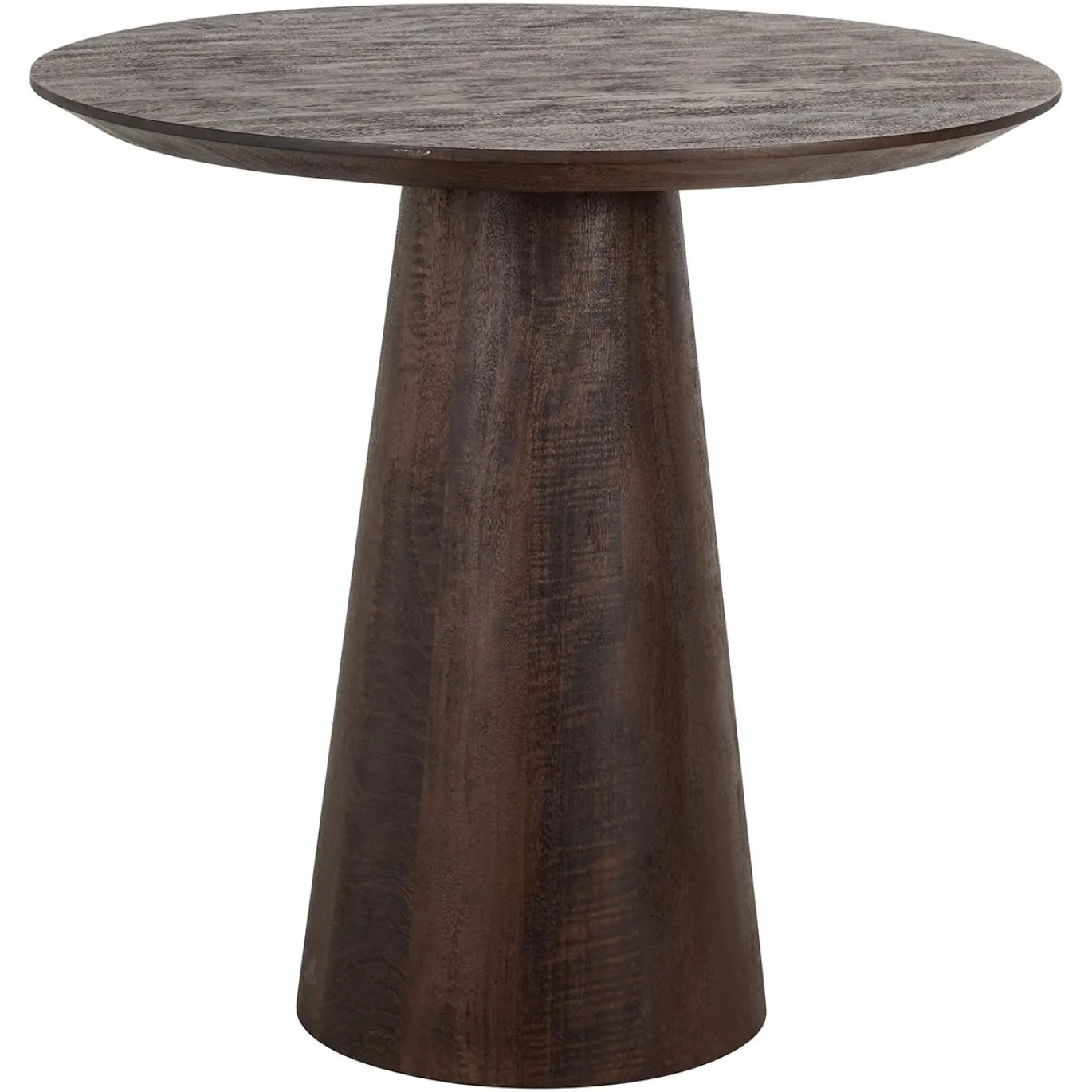 Richmond Eettafel Willow Mangohout Donkerbruin Ø80cm