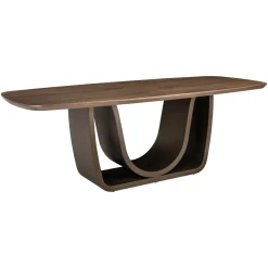 Richmond Eettafel Windsor Walnoot 230cm Brass Poot