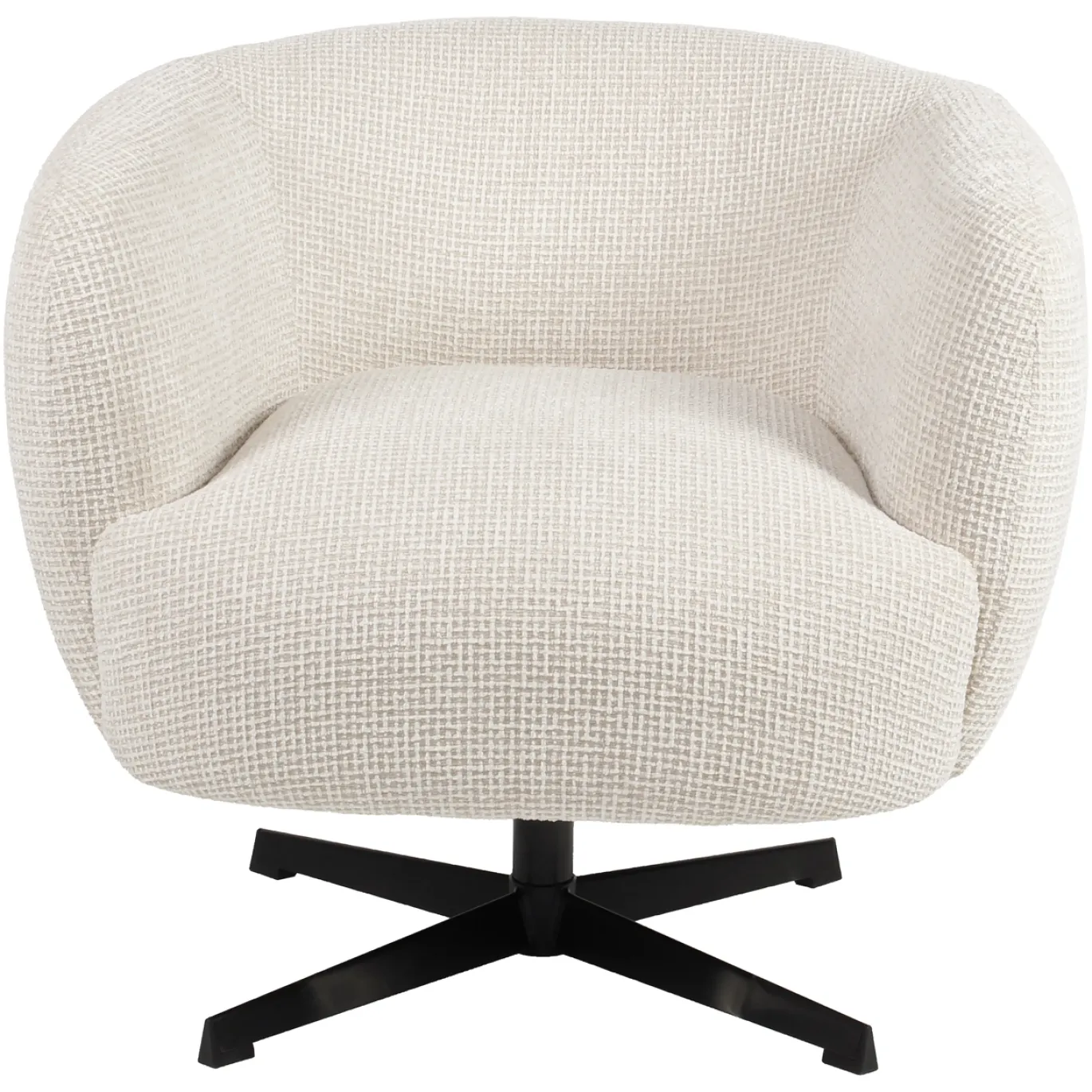 Richmond Fauteuil Estelle Beige Blockweave Draaibaar