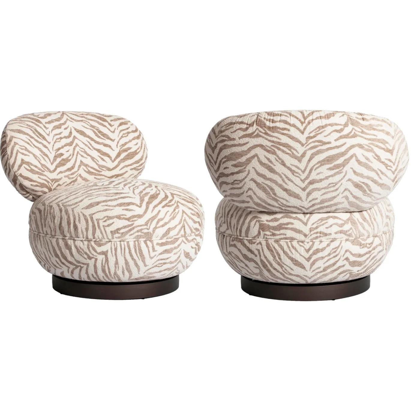 Richmond Fauteuil Jace Beige Tiger Draaibaar