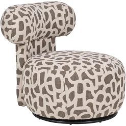 Richmond Fauteuil Kaya Weave Bruin Draaibaar
