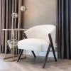 Richmond Fauteuil Mia Bouclé Wit