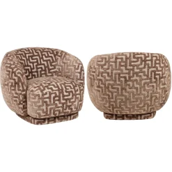 Richmond Fauteuil Negreslo Bruin Labyrint