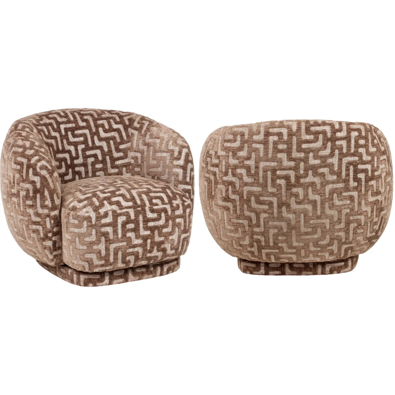 Richmond Fauteuil Negreslo Bruin Labyrint