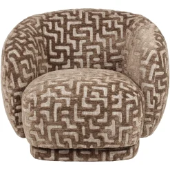 Richmond Fauteuil Negreslo Bruin Labyrint