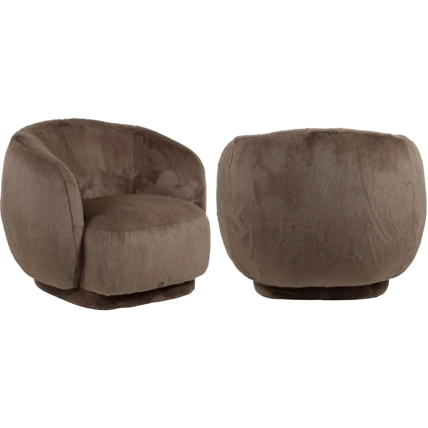 Richmond Fauteuil Negreslo Bruin Fluffy