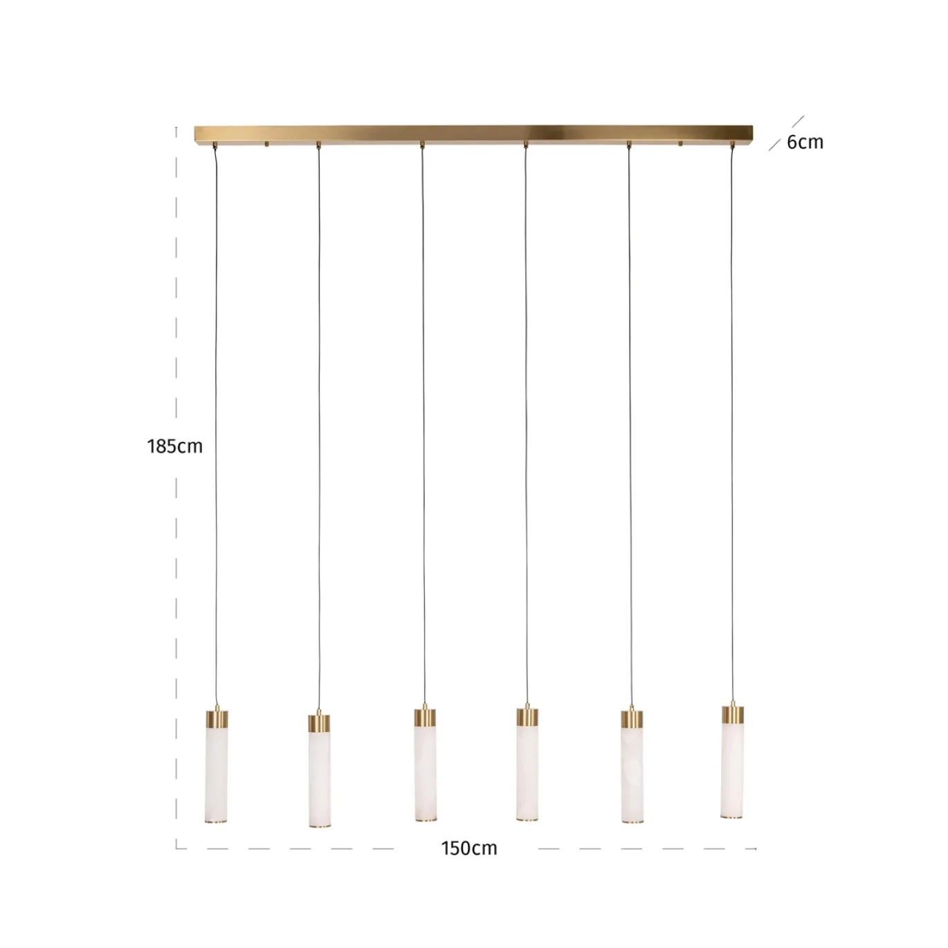 Richmond Hanglamp Elaris Wit