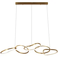 Richmond Hanglamp Flyn Brushed Goud