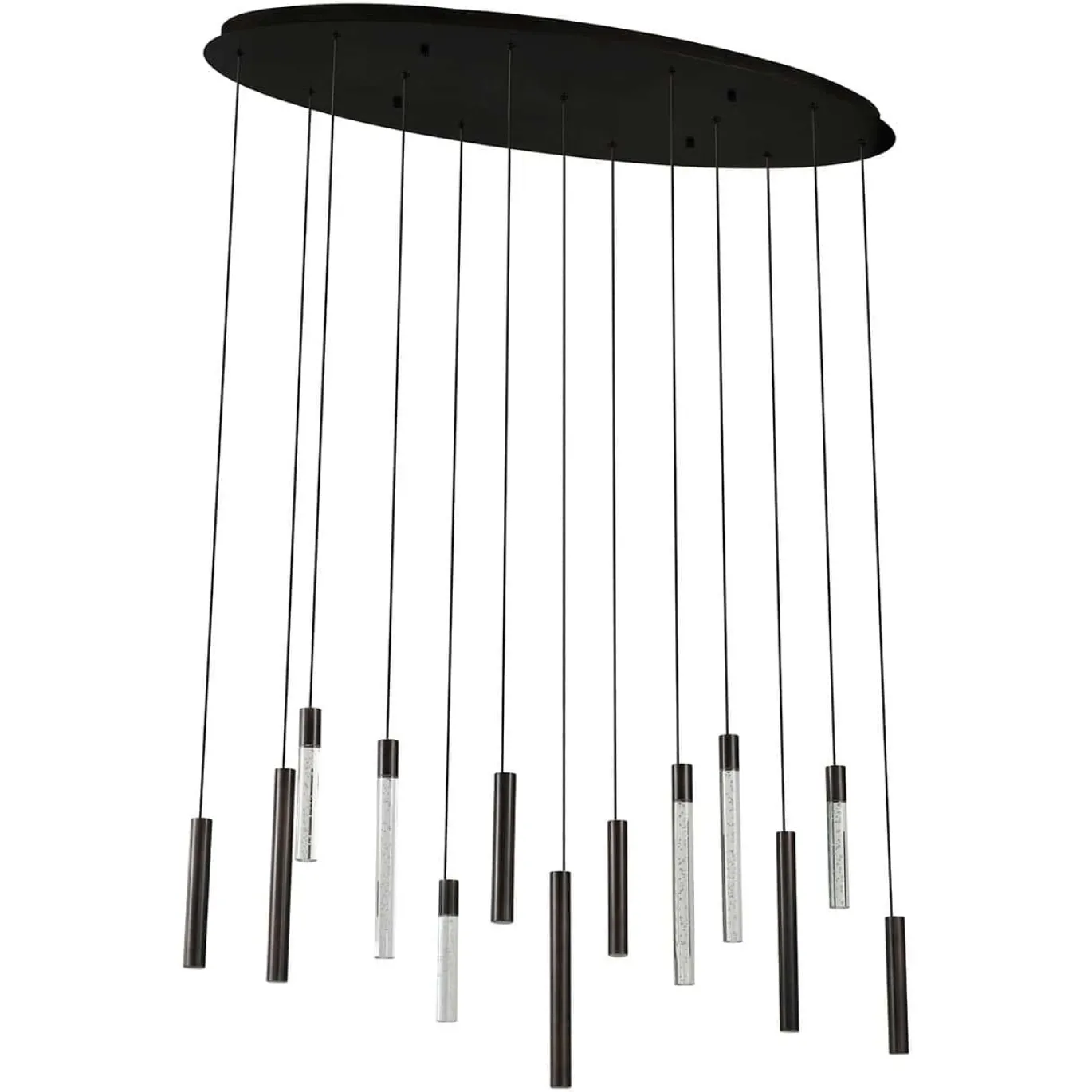 Richmond Hanglamp Oxley Zwart 13-Lichts