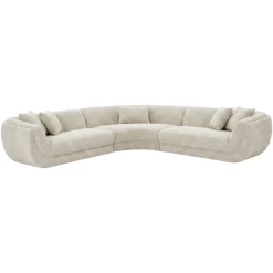 Richmond Hoekbank Gianelle Naturel Chunky