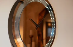 Richmond Klok Julia Bruin LED Wandlamp