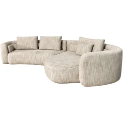 Richmond Loungebank Angusto Naturel Softweave Lounge Rechts