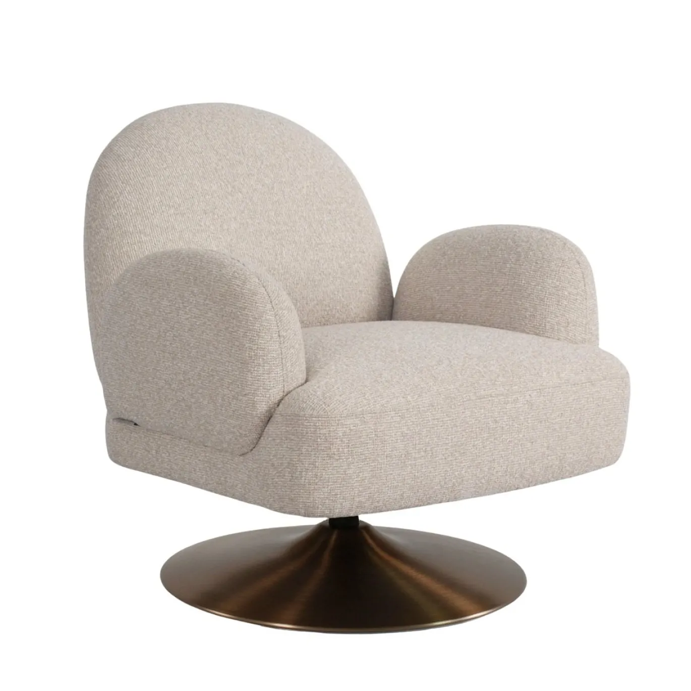 Richmond Lounge Stoel Kagney Biscotti Swivel