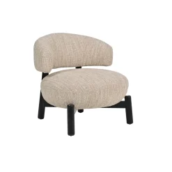 Richmond Lounge Stoel Ornella Beige Angora