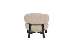 Richmond Lounge Stoel Ornella Beige Angora