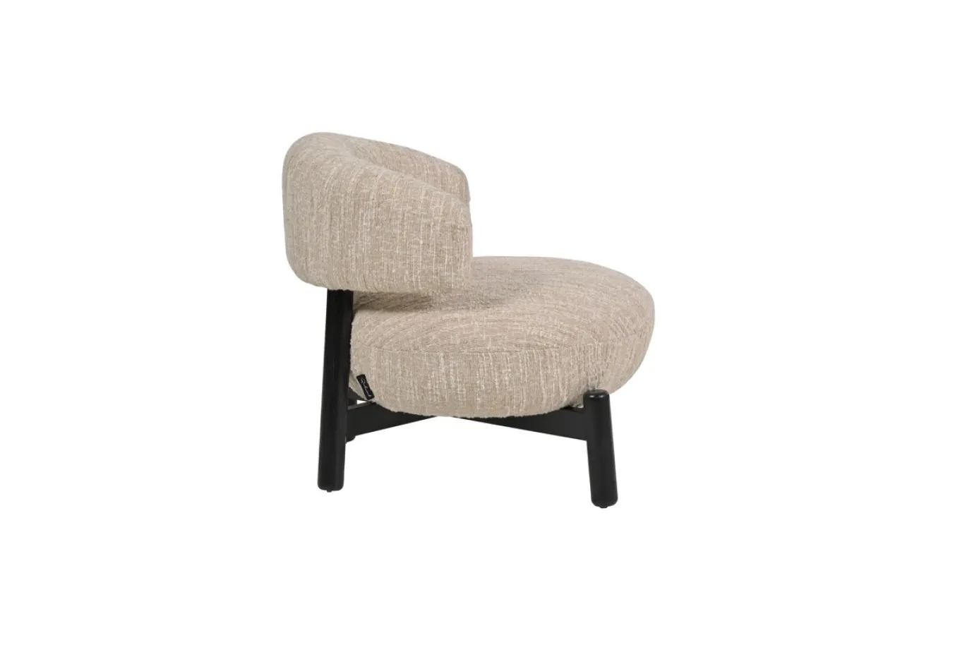 Richmond Lounge Stoel Ornella Beige Angora