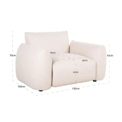 Richmond Outdoor Lounge Stoel Dawson Beige Alpine